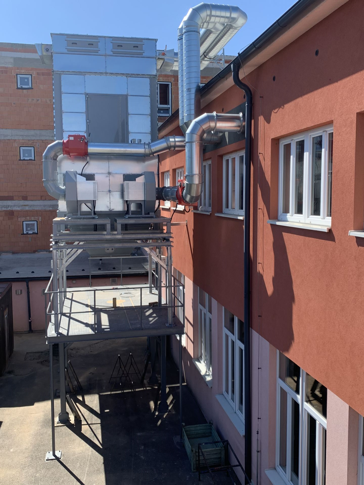 Nové odsávání na praxi Křemešnická