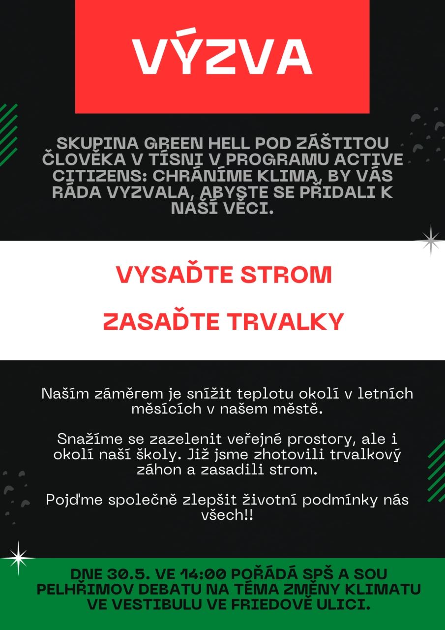 Výzva Vysaďte strom Výzva Vysaďte strom