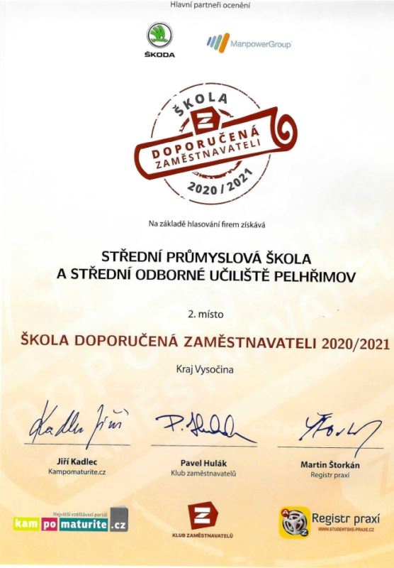 Doporučeno zaměstnavateli 2022